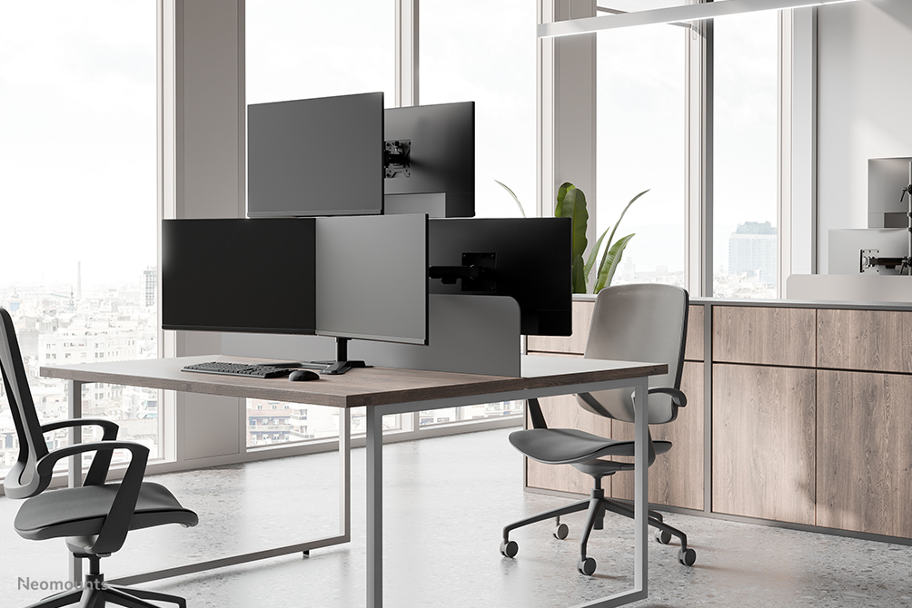 Neomounts DS45-600BL2-1 Triple monitor stand 10-32"